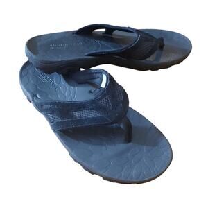 Merrell Mens Black Moab Drift Flip Flop Air Cushioned Sandals Size 10